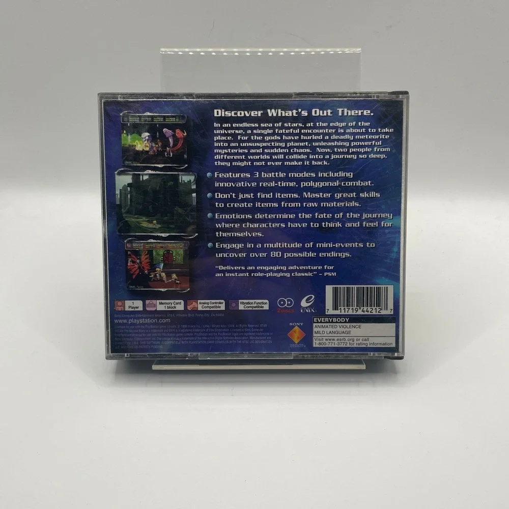 Star Ocean The Second Story Sony PlayStation PS1 Enix 1999 CIB